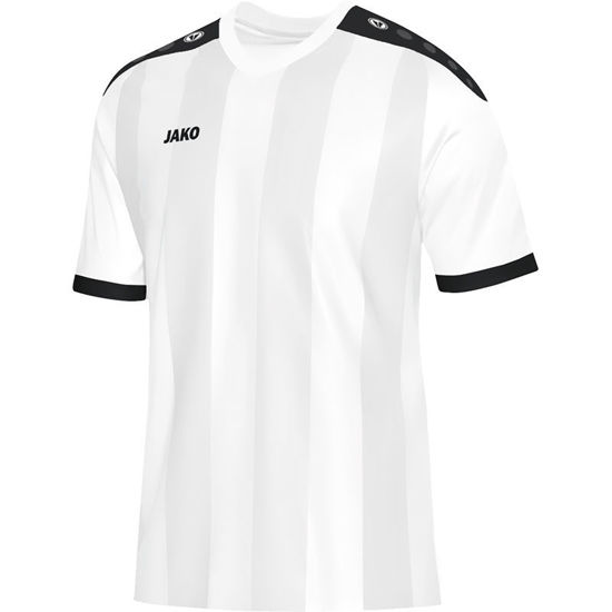 Afbeeldingen van JAKO Shirt Porto KM wit/zwart (4253/00) - SALE